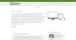 Desktop Screenshot of optemo.com