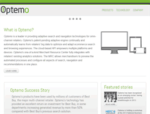Tablet Screenshot of optemo.com